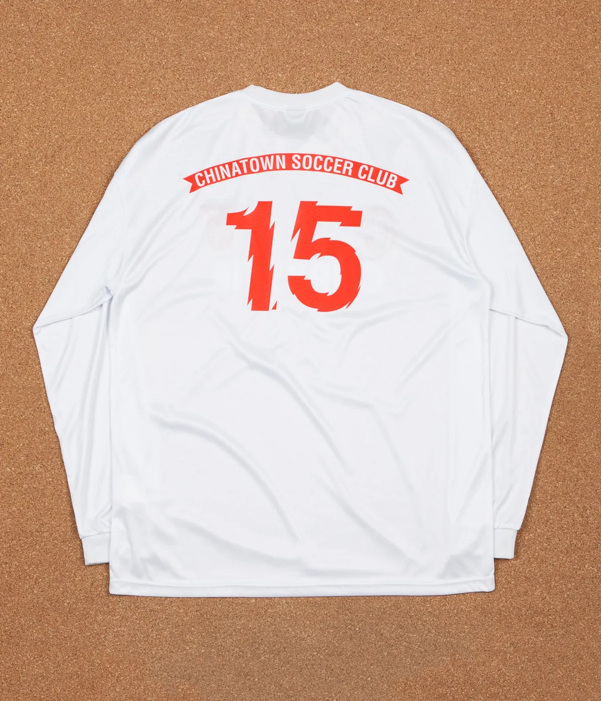 Chrystie NYC x Chinatown Soccer Club Jersey - White / Red