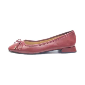 Clarks Ballerinas Leather Red Colour For Women