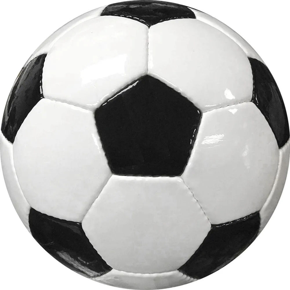 Classic Collection Soccer Balls Six Pack Grade A Bladder for Longer Air Retention No Imprint Size 5, Black & White