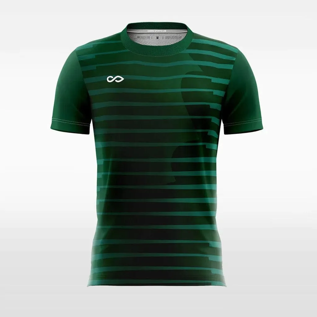 Classic Green Stripe - Women Custom Soccer Jerseys Design