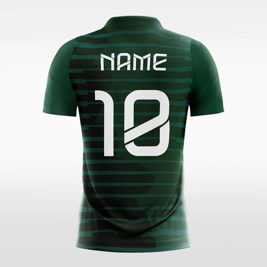 Classic Green Stripe - Women Custom Soccer Jerseys Design