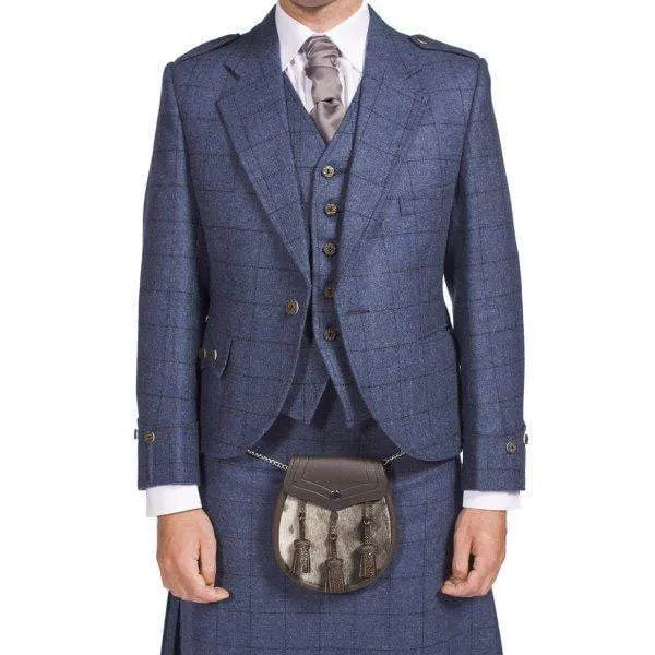 Complete Prestige Tweed Argyle Jacket and Kilt Outfit - Made to Order