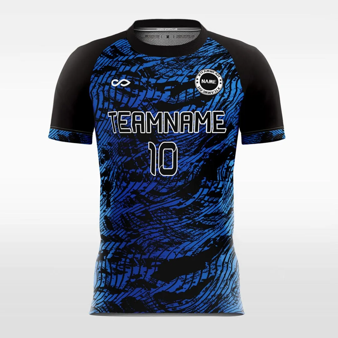 Cool Snake Skin - Custom Kids Soccer Jerseys Black Design