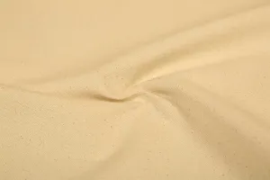 Cream Plain 3/10 Cotton Canvas Kora Fabric