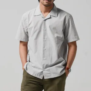 Cuban Collar Shirt Grey