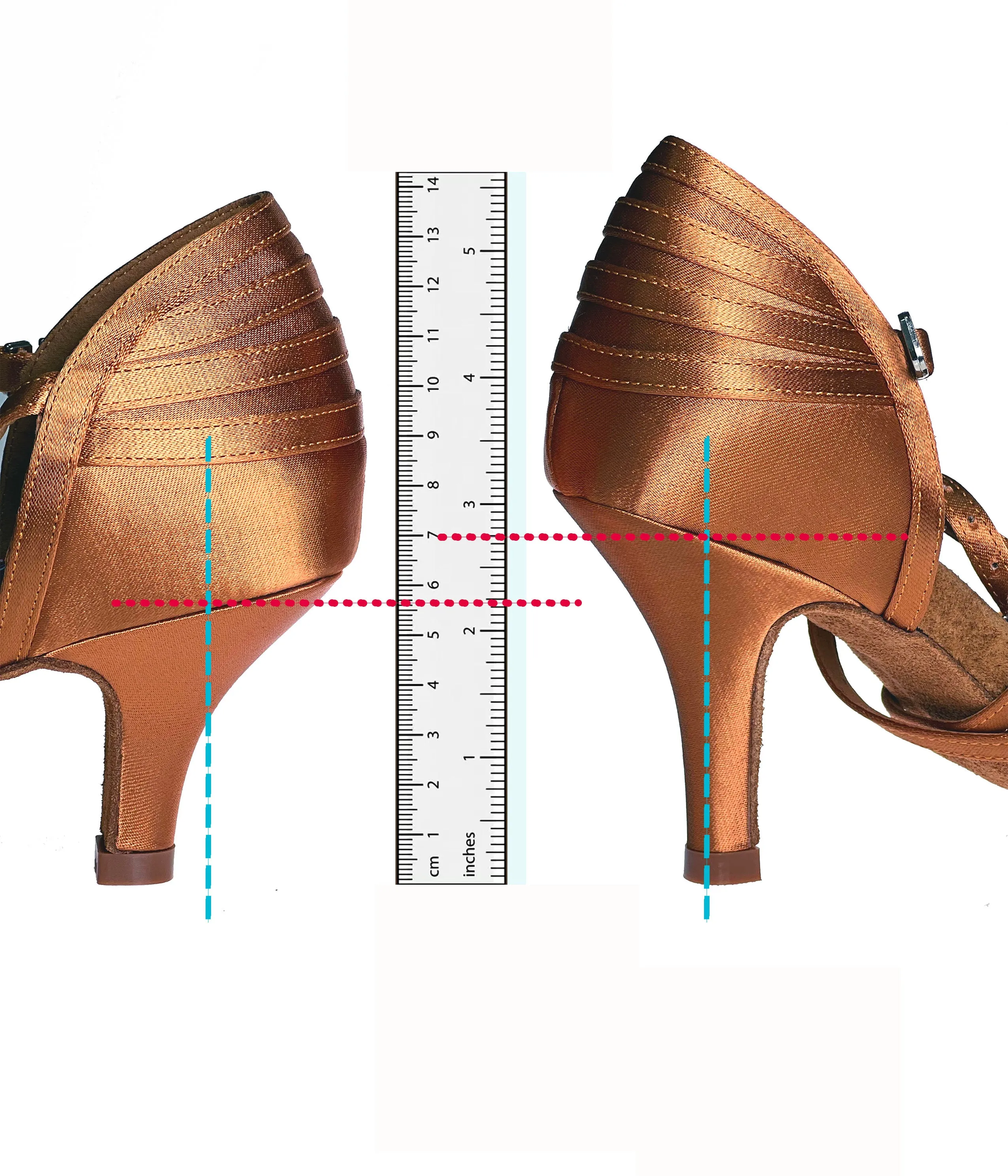 Dance America- Vegas Tan Satin 2.25" or 2.75" heels (Limited Edition)