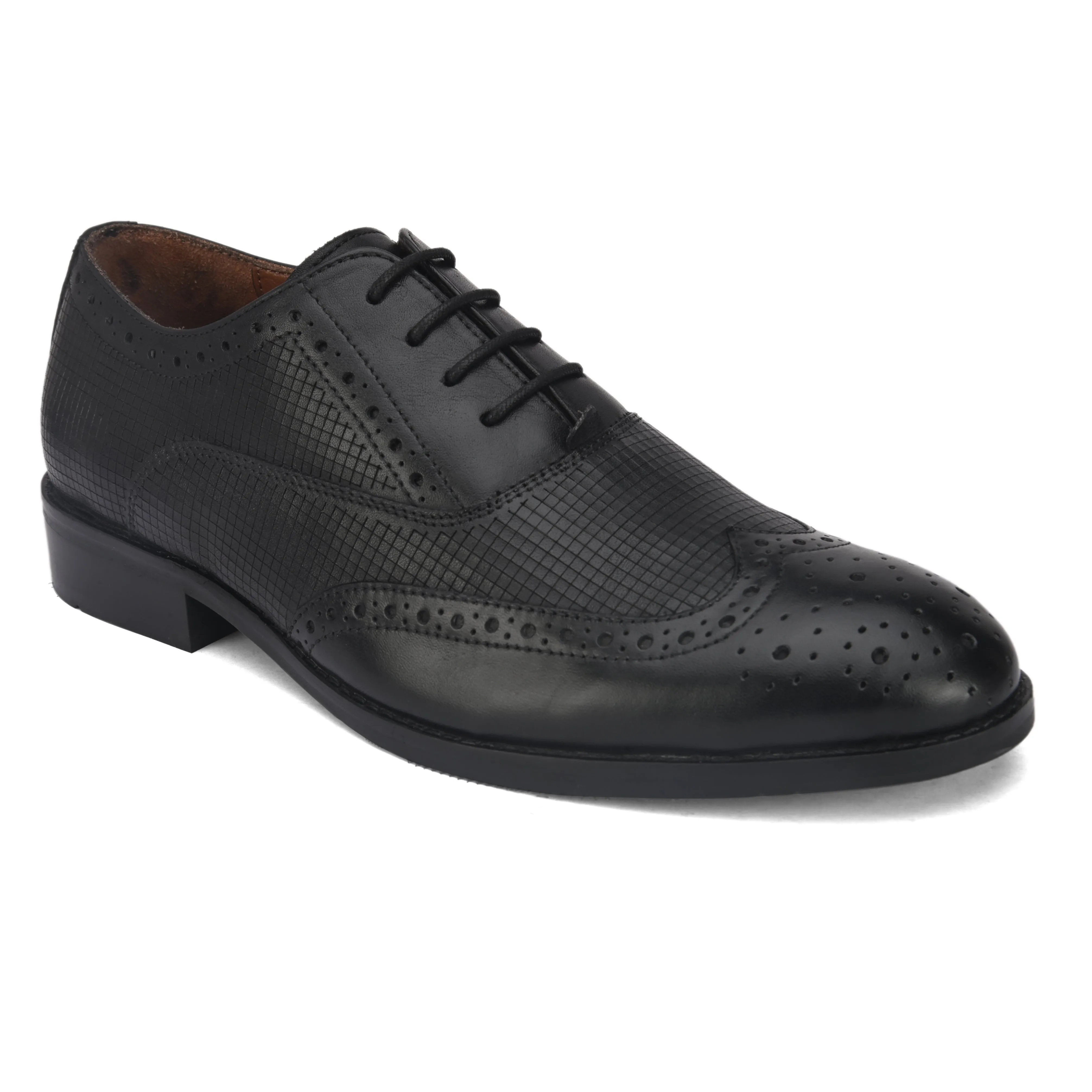 Delmar Black Formal Brogues