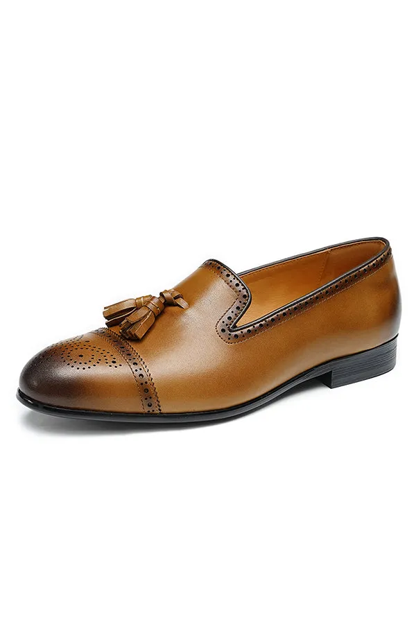 Diamoré Ebonique Croc Brogues Loafers