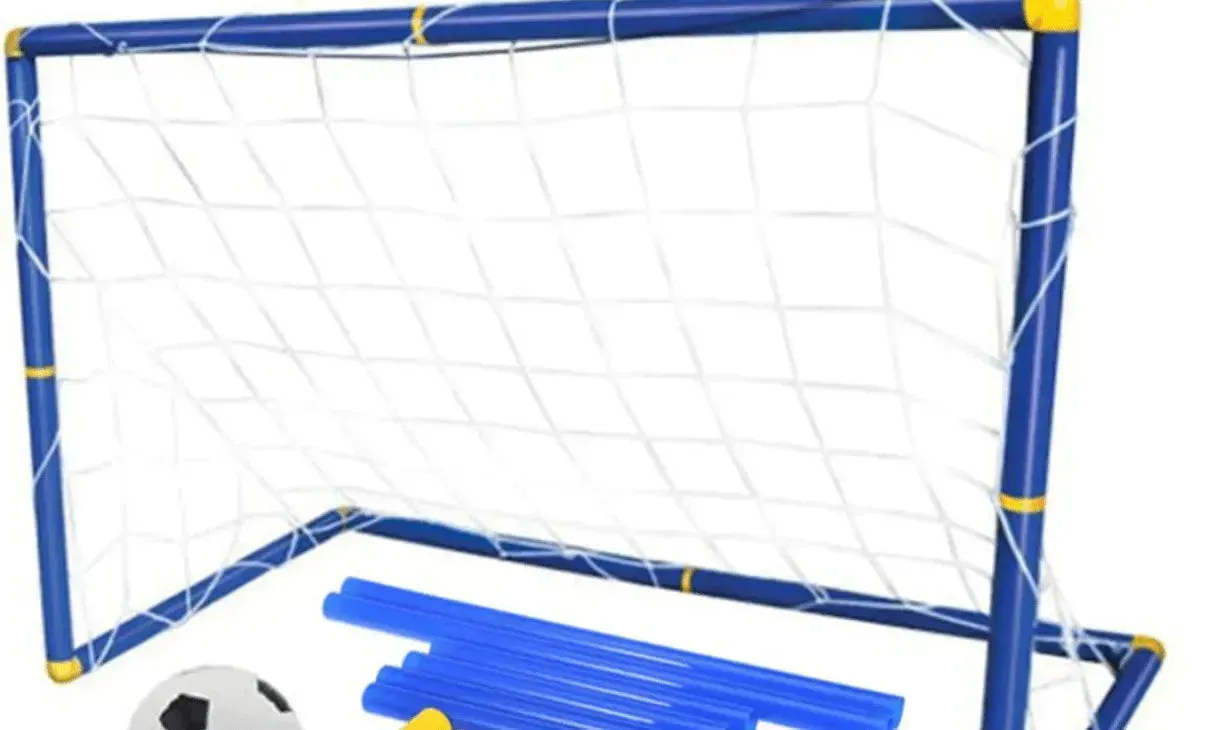 Folding Mini Football Soccer Ball Goal Post Net