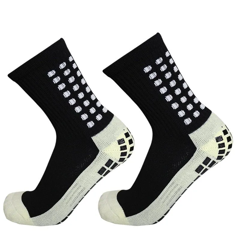 Football Socks for Men and Women, Non-slip Silicone Bottom Soccer Basketball Grip Socks