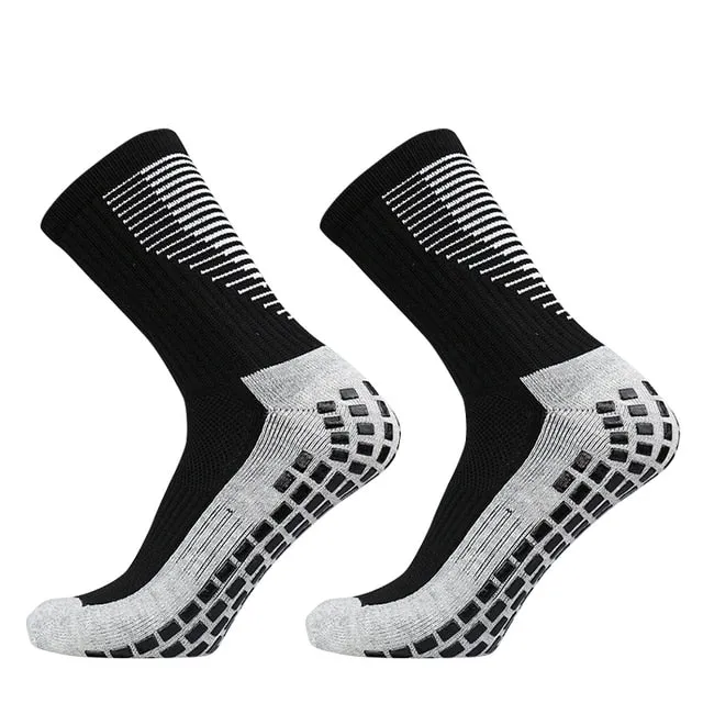 Football Socks for Men and Women, Non-slip Silicone Bottom Soccer Basketball Grip Socks