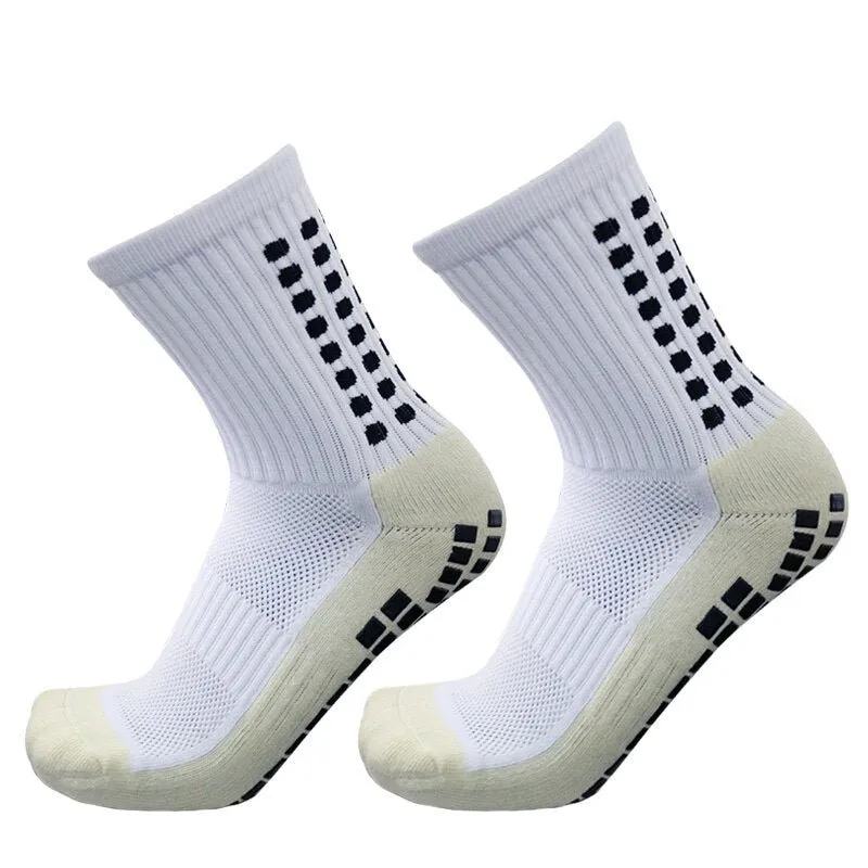 Football Socks for Men and Women, Non-slip Silicone Bottom Soccer Basketball Grip Socks