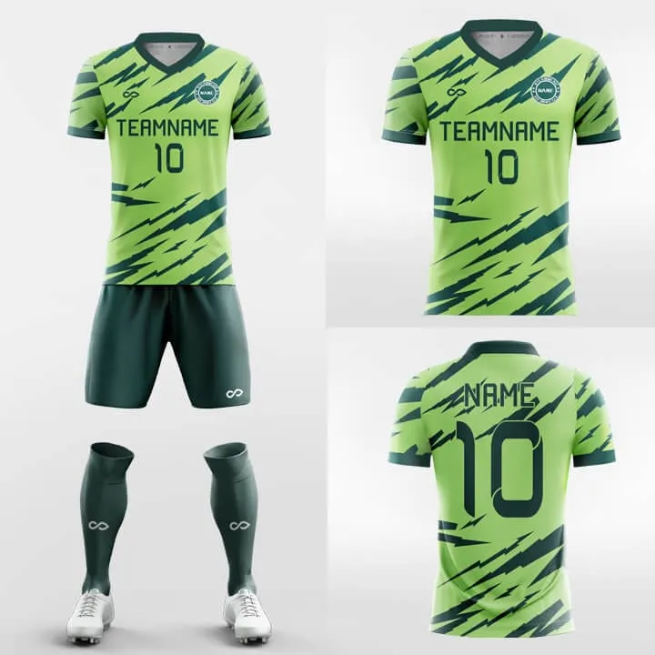 Grass Green - Custom Soccer Jerseys Kit Sublimated Design