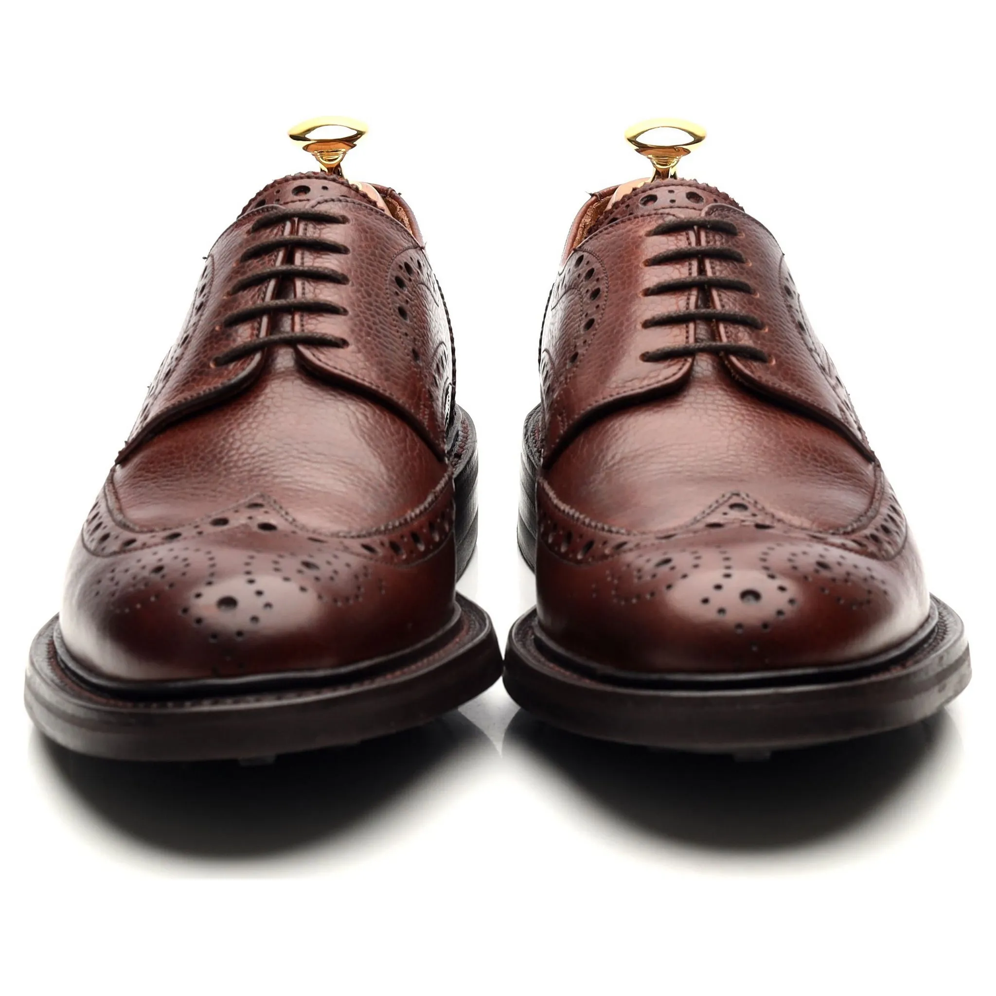 'Grassington' Brown Leather Derby Brogues UK 6.5 F