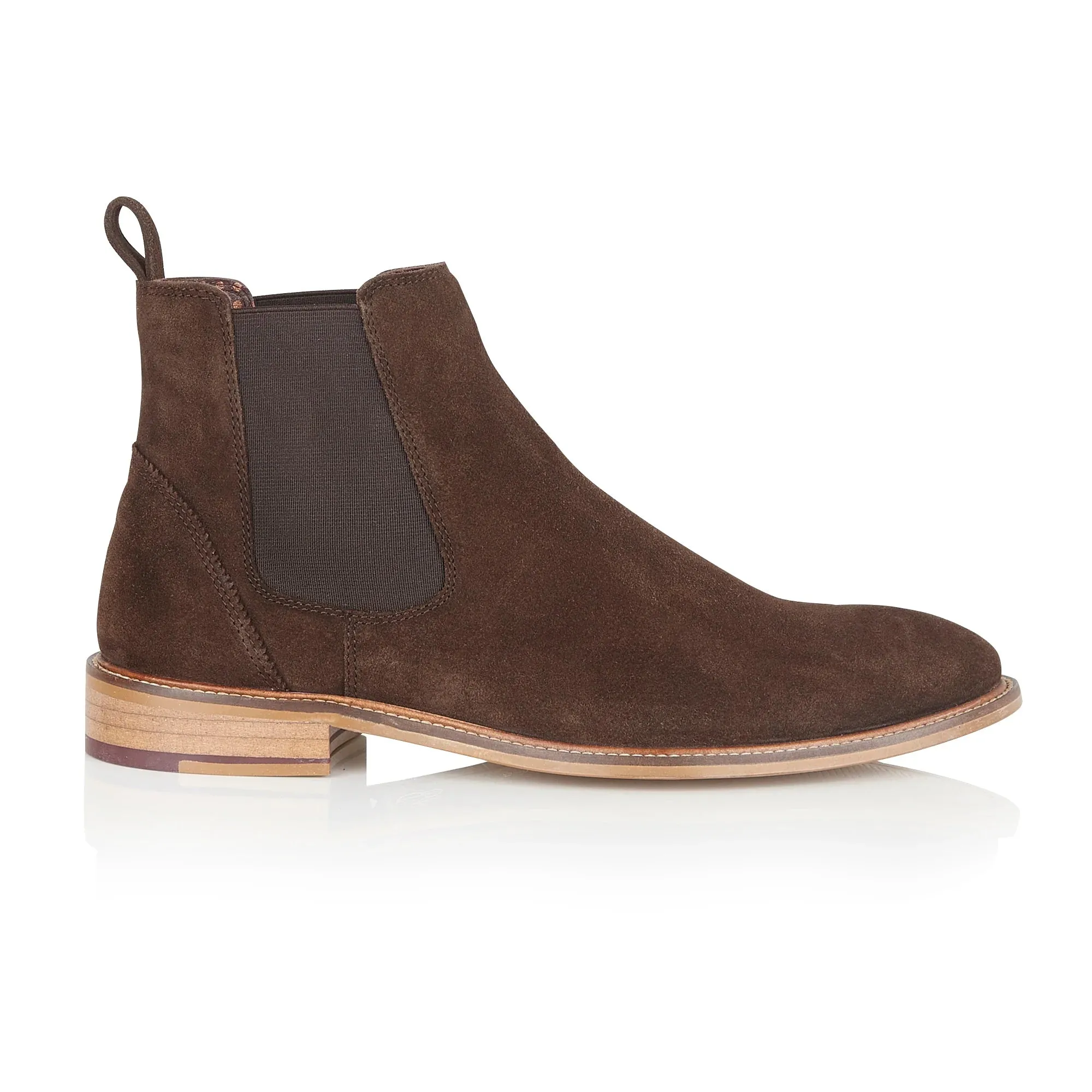 Hamilton Suede Chelsea Boot Brown