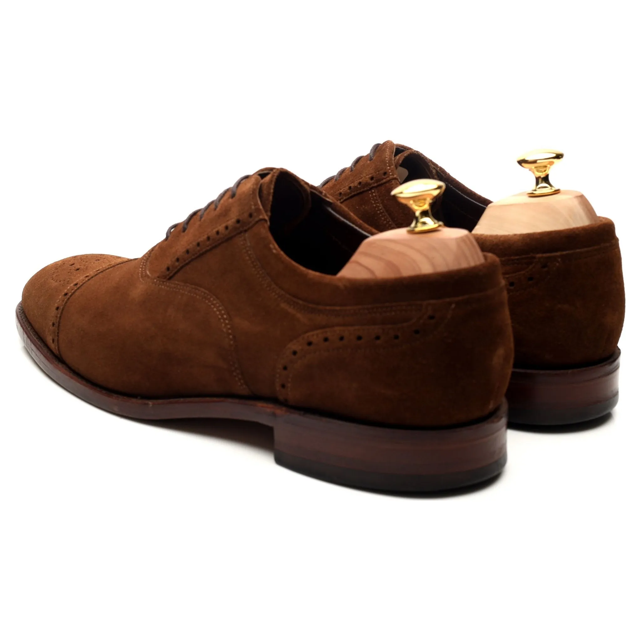 'Higham' Snuff Brown Suede Oxford Brogues UK 11 F