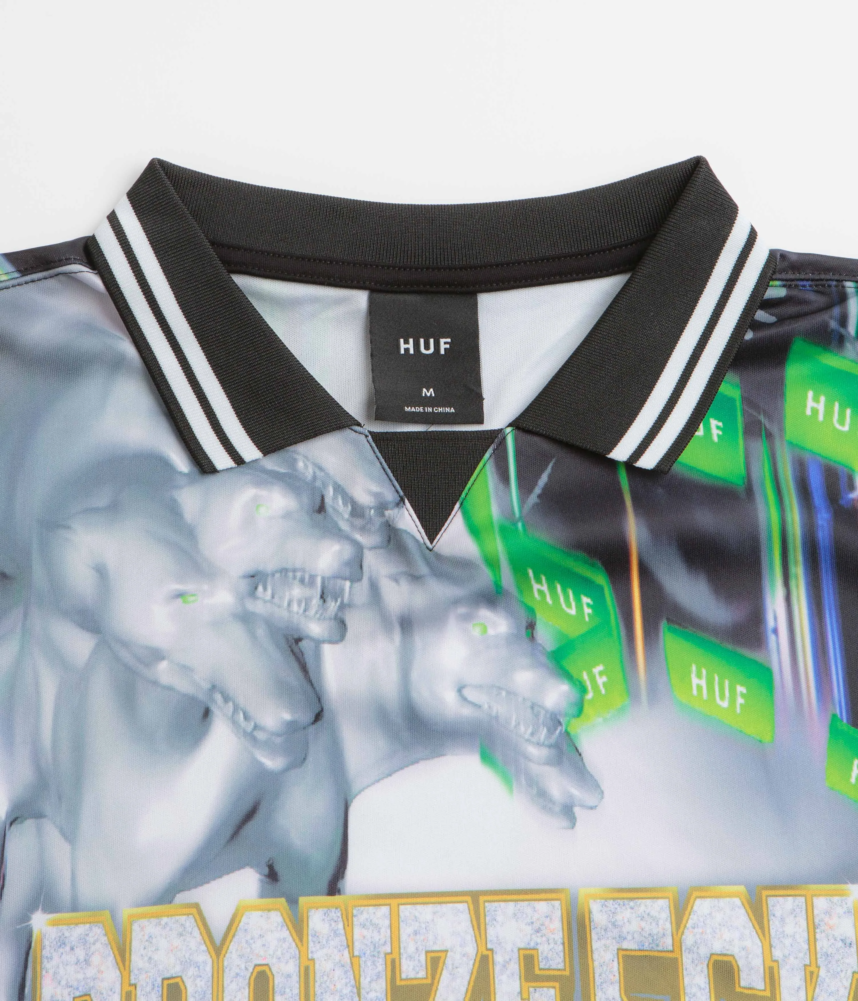 HUF x Bronze 56K Glitched Soccer Jersey - Multi