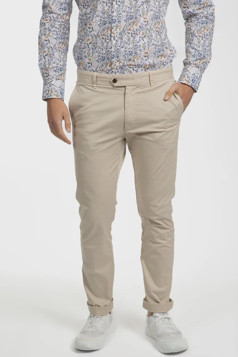 James Harper Chino Pants - Pebble