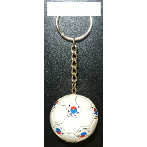 Korea Soccer Ball Metal Key Chain