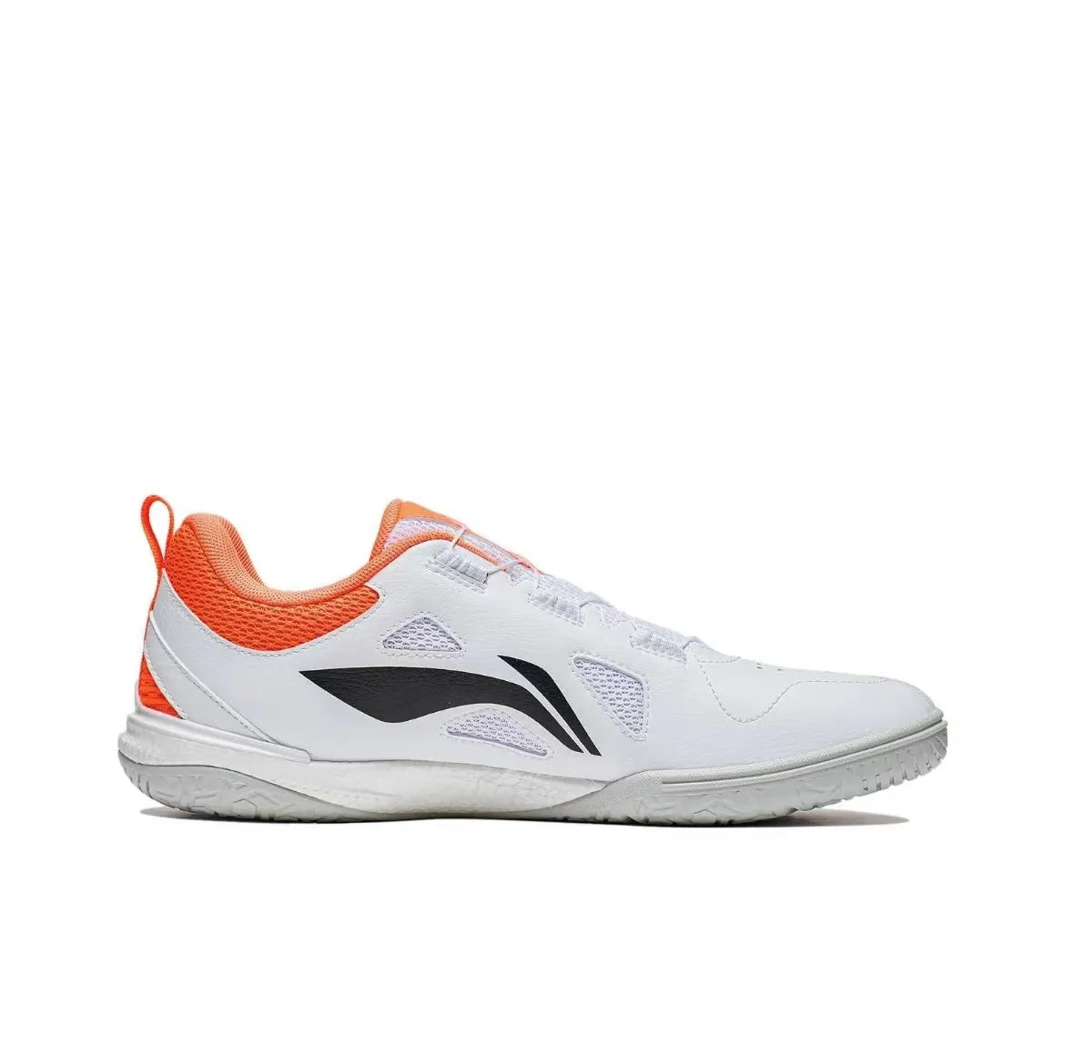 Li-Ning Mage Pe Low Table Tennis Shoes - White/Orange