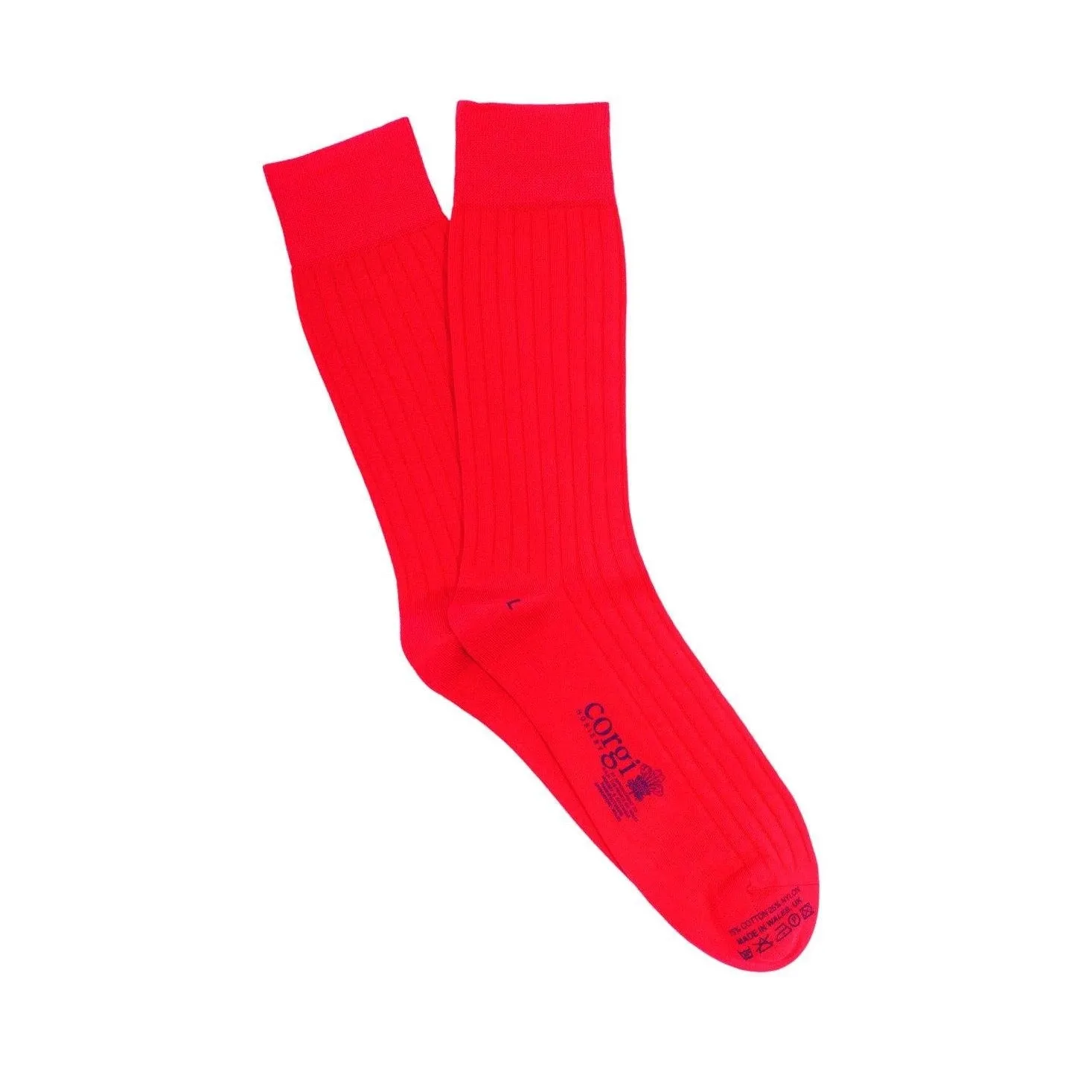 Lightweight Cotton Socks (Red)