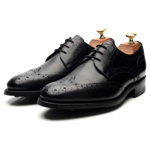 'Longworth' Black Leather Derby Brogues UK 6 G