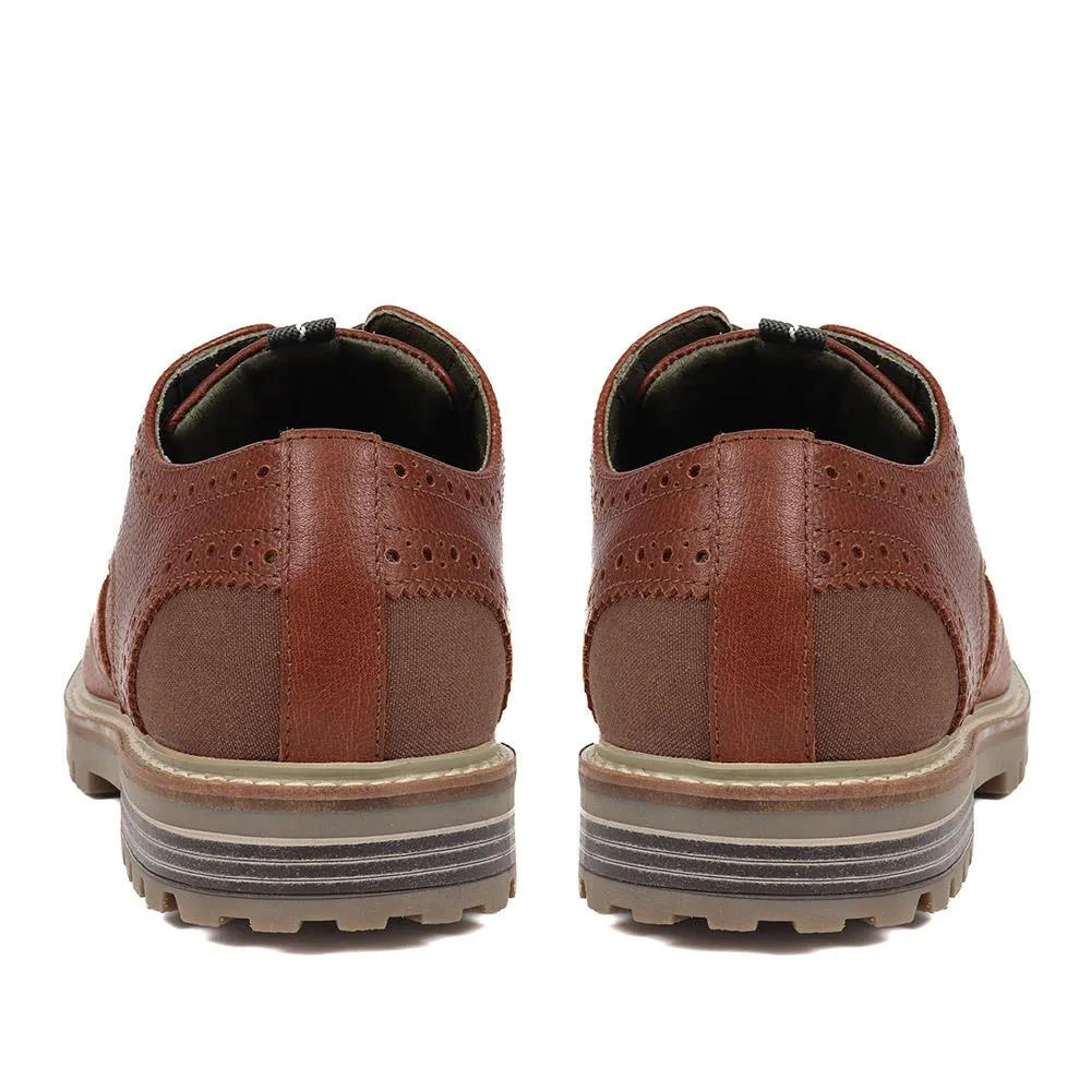 Marble Barbour Leather Brogues - BARBR38506 / 324 446