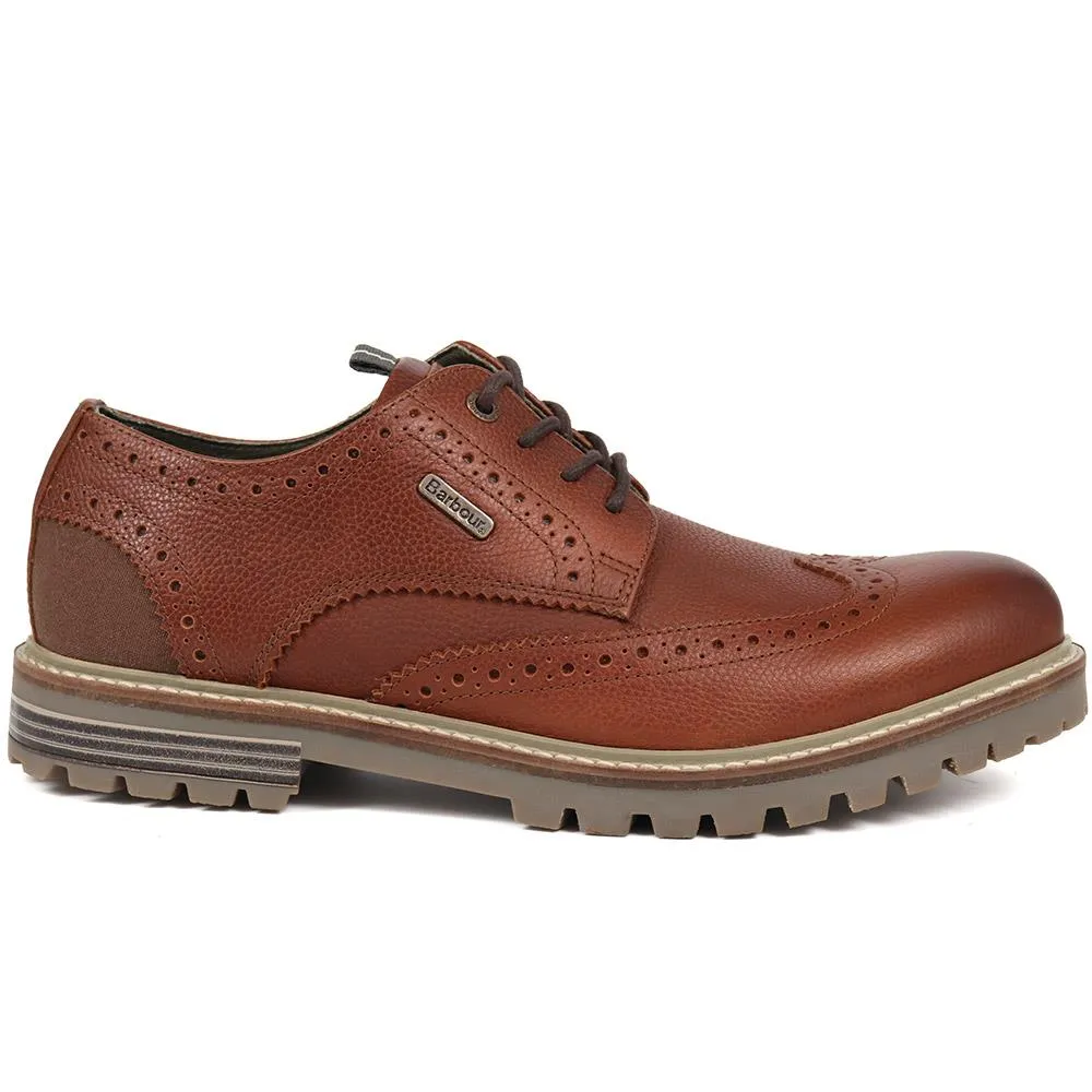 Marble Barbour Leather Brogues - BARBR38506 / 324 446