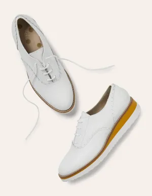 Matilda Platform Brogues-White