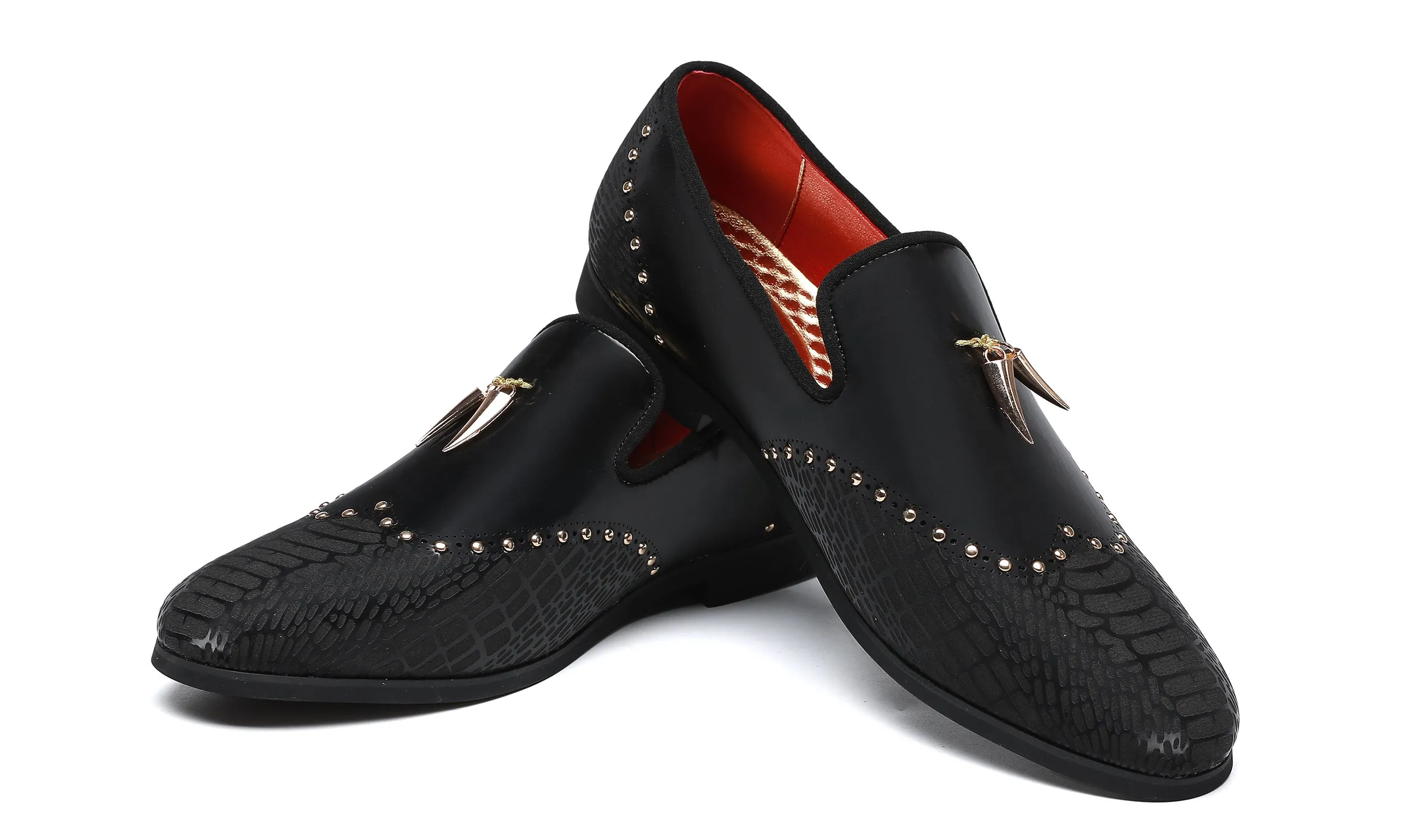 Men's Brogues Studded Loafers