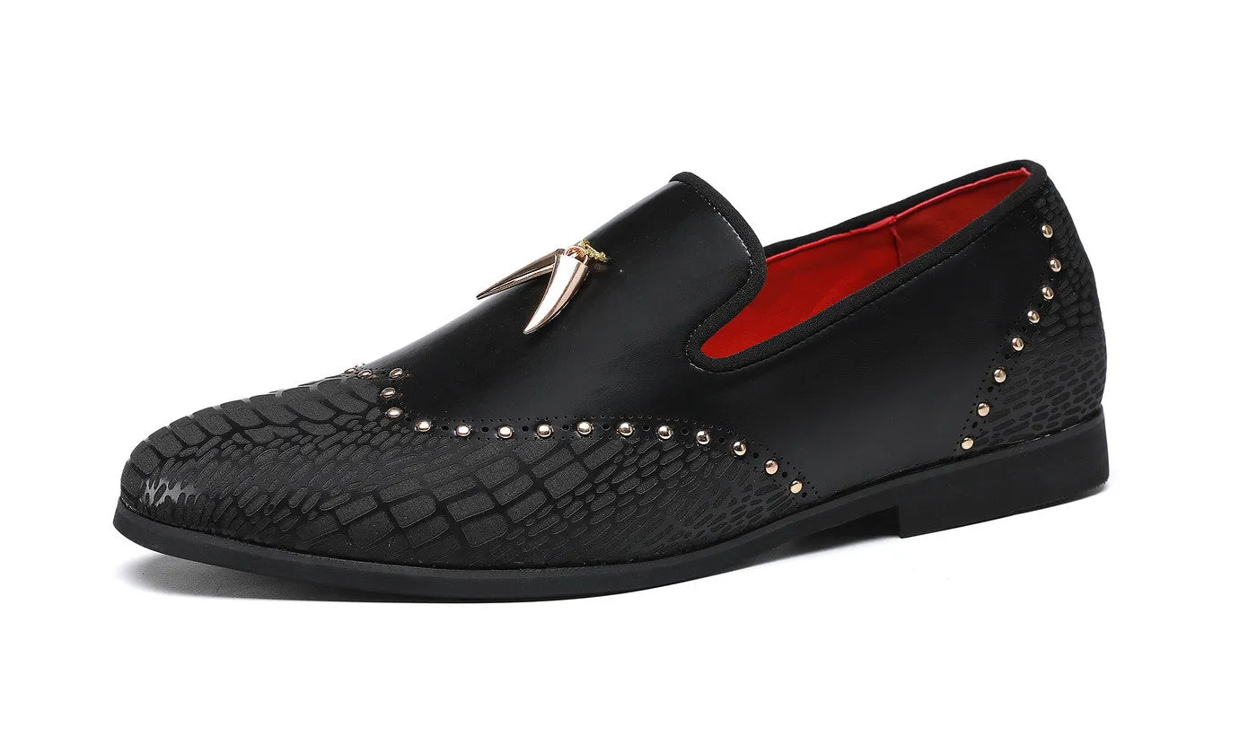 Men's Brogues Studded Loafers