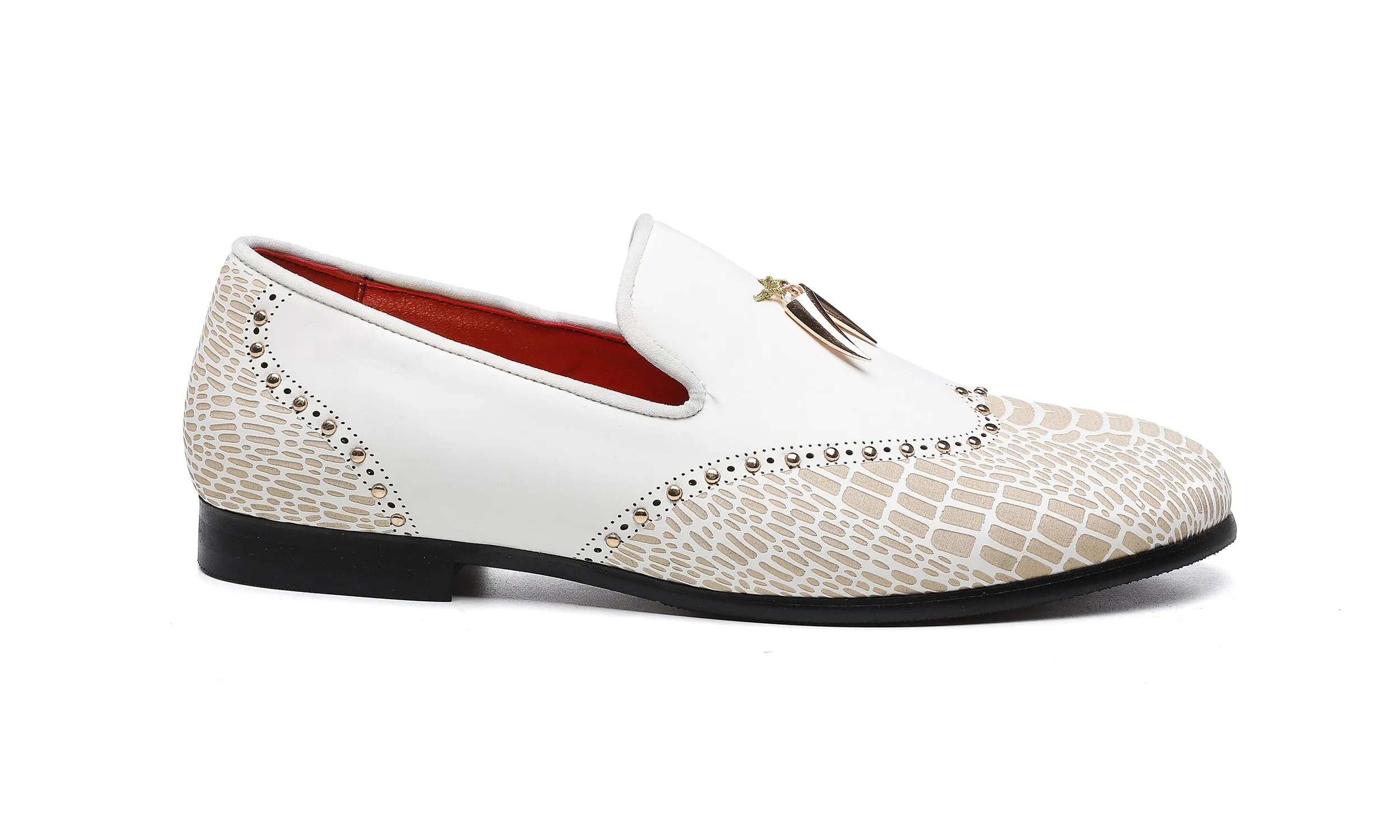 Men's Brogues Studded Loafers