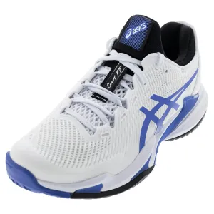 Men's Court FF 3 Tennis Shoes White and Sapphire