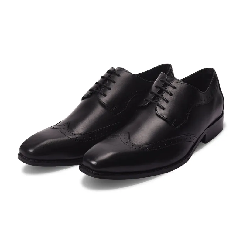 Men's derby brogue lace up shoes