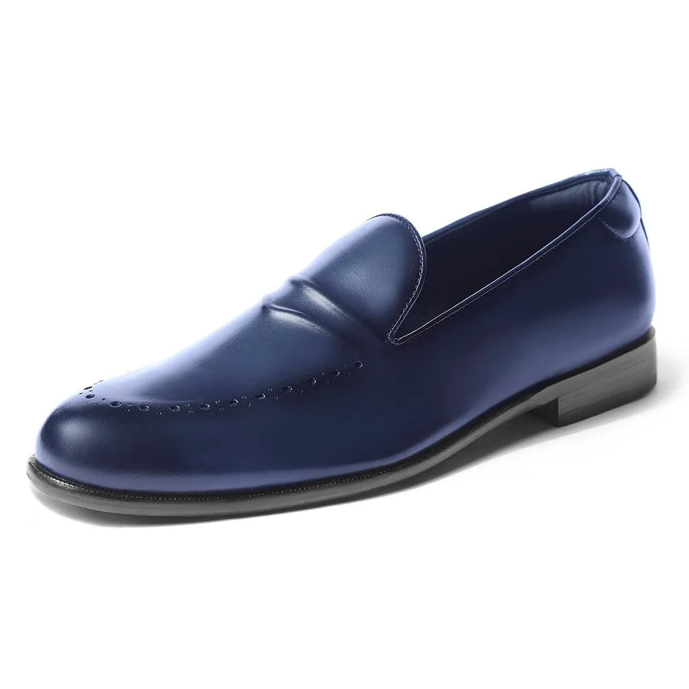 Nicoh - Blue Broge Loafers