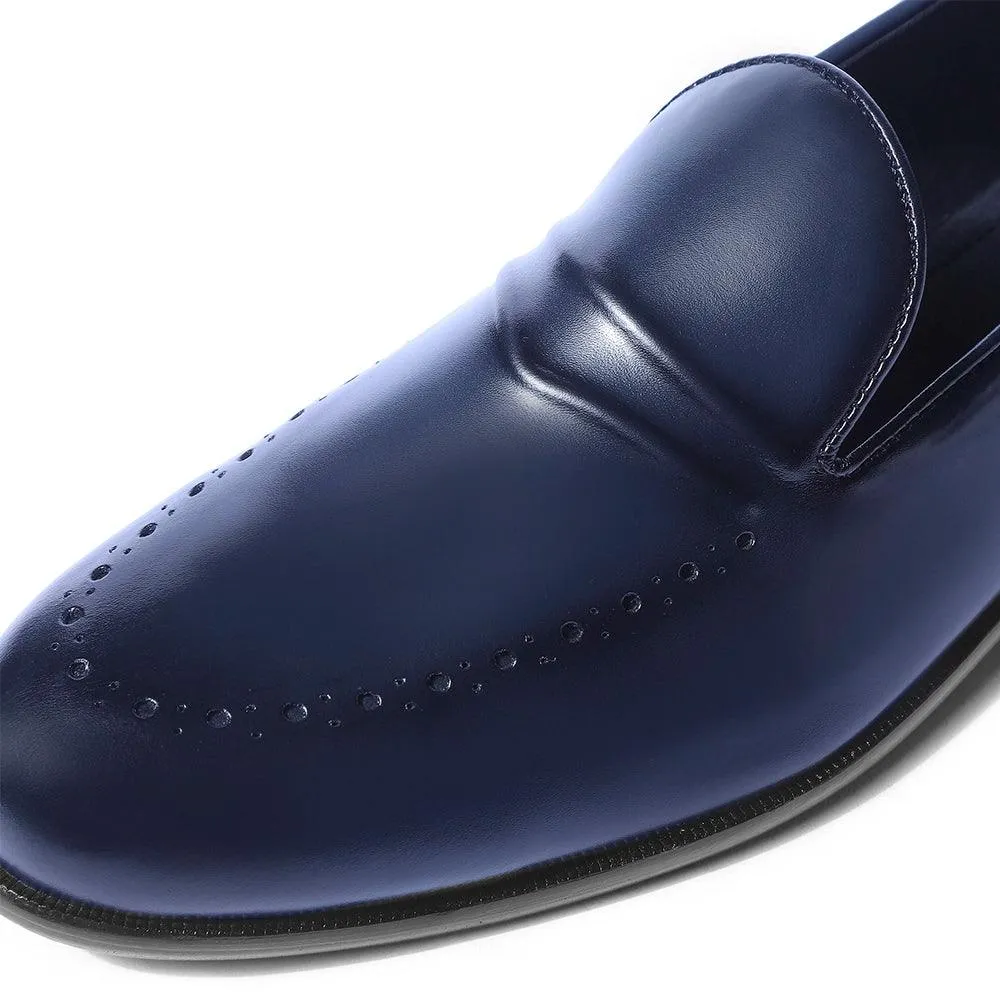 Nicoh - Blue Broge Loafers