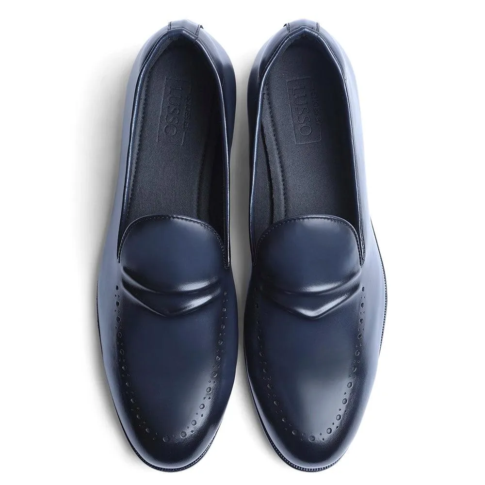 Nicoh - Blue Broge Loafers