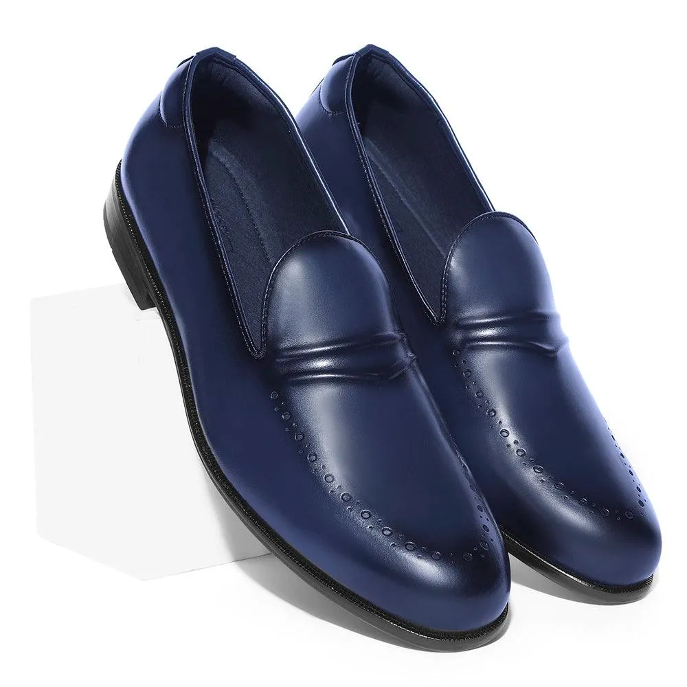 Nicoh - Blue Broge Loafers