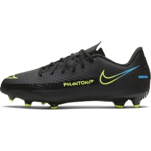 Nike JR Phantom GT Academy FG-MG - Black-Volt-Blue