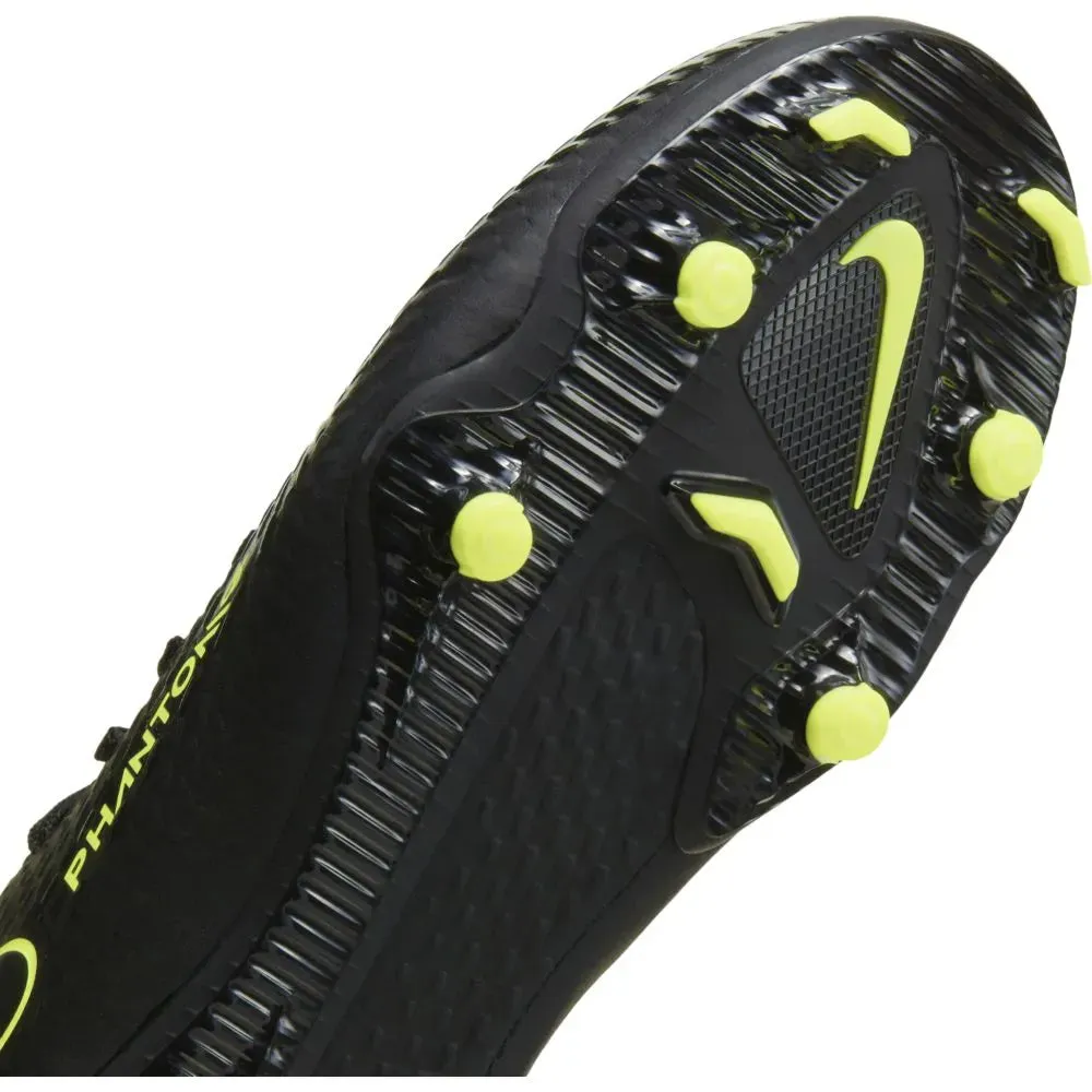 Nike JR Phantom GT Academy FG-MG - Black-Volt-Blue