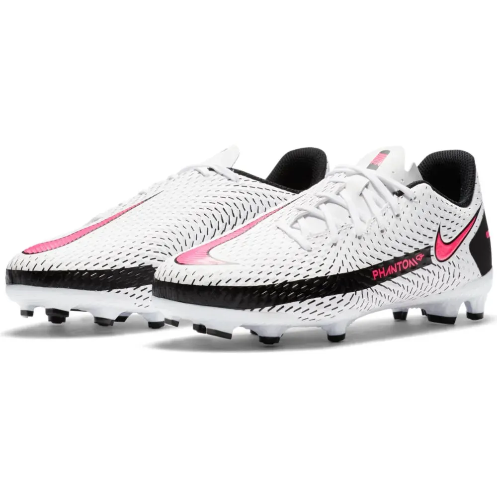 Nike JR Phantom GT Academy FG-MG - White-Black-Pink