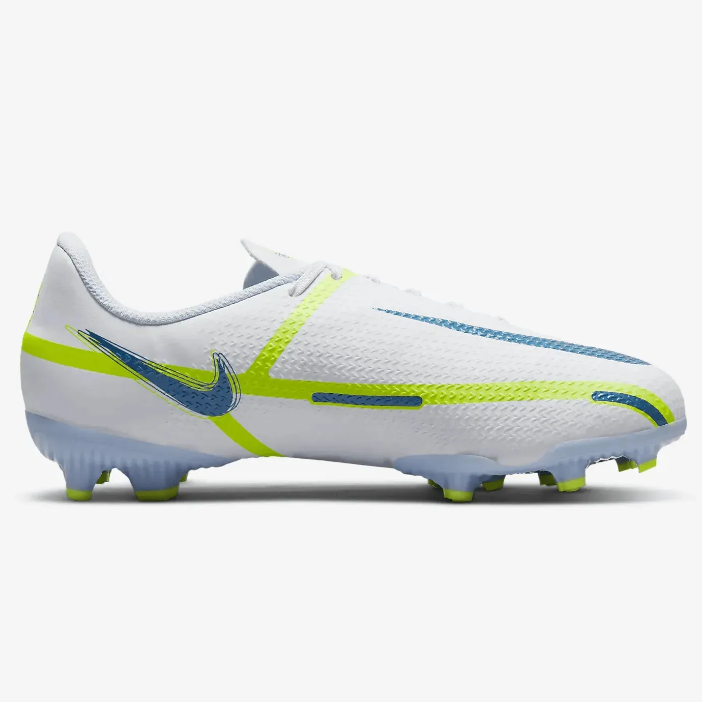 Nike JR Phantom GT2 Academy FG-MG - Grey-Blue