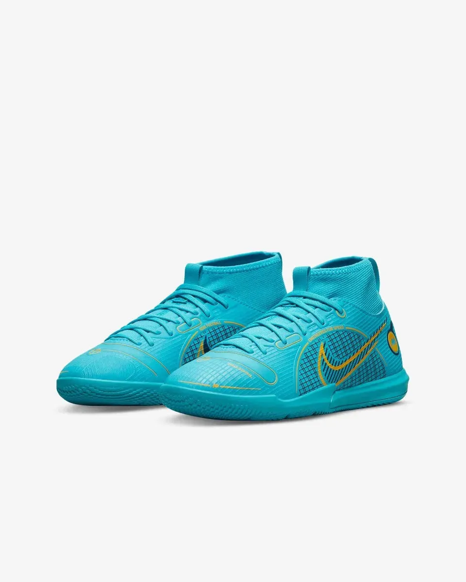 Nike JR Superfly 8 Academy Indoor - Chlorine Blue-Laser Orange