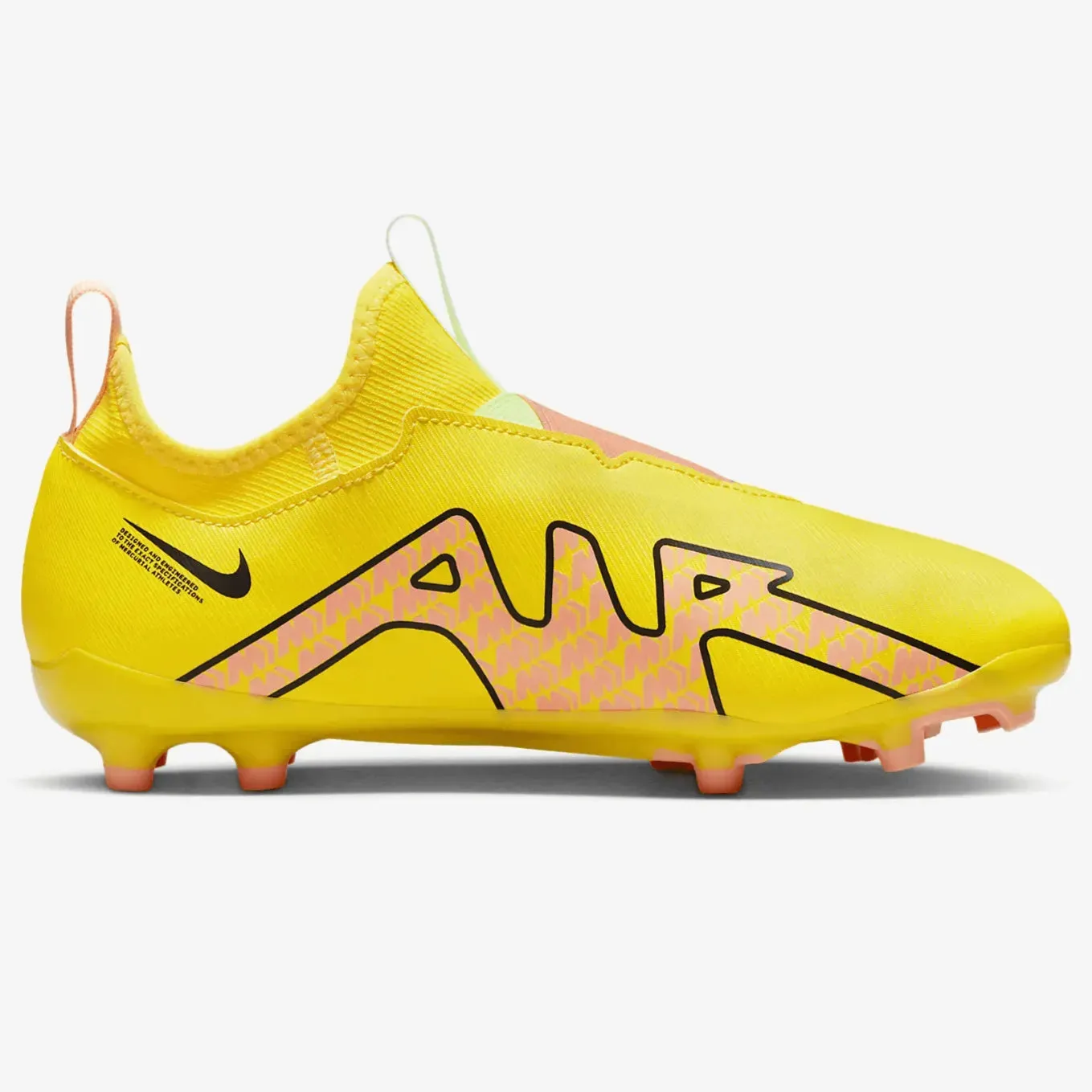 Nike Jr Zoom Vapor 15 Academy FG/MG - Yellow Strike-Sunset Glow