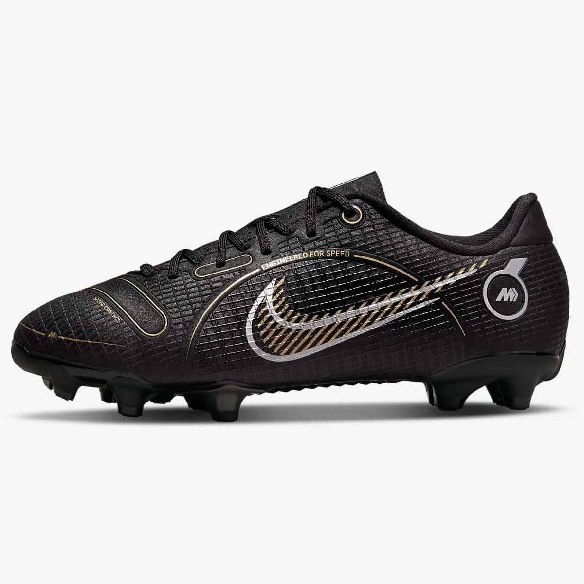 Nike Kids Vapor 14 Academy FG-MG - Black-Silver-Gold