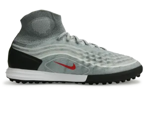 Nike Men's MagistaX Proximo II Dynamic Fit Turf Soccer Shoes Cool Grey/Varsity Red/Black/Wolf Grey