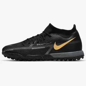 Nike Phantom GT2 Academy DF TF - Black-Dark Grey-Gold