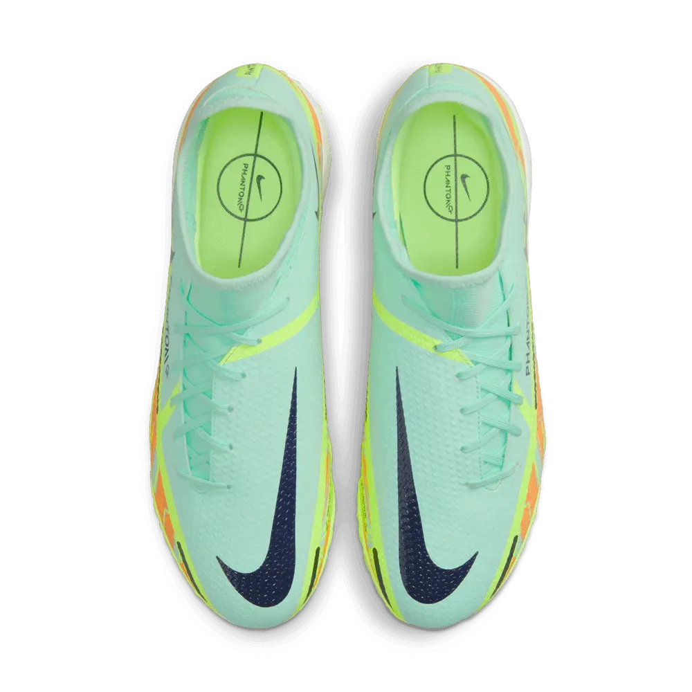 Nike Phantom GT2 Academy DF Turf - Mint-Blackened Blue