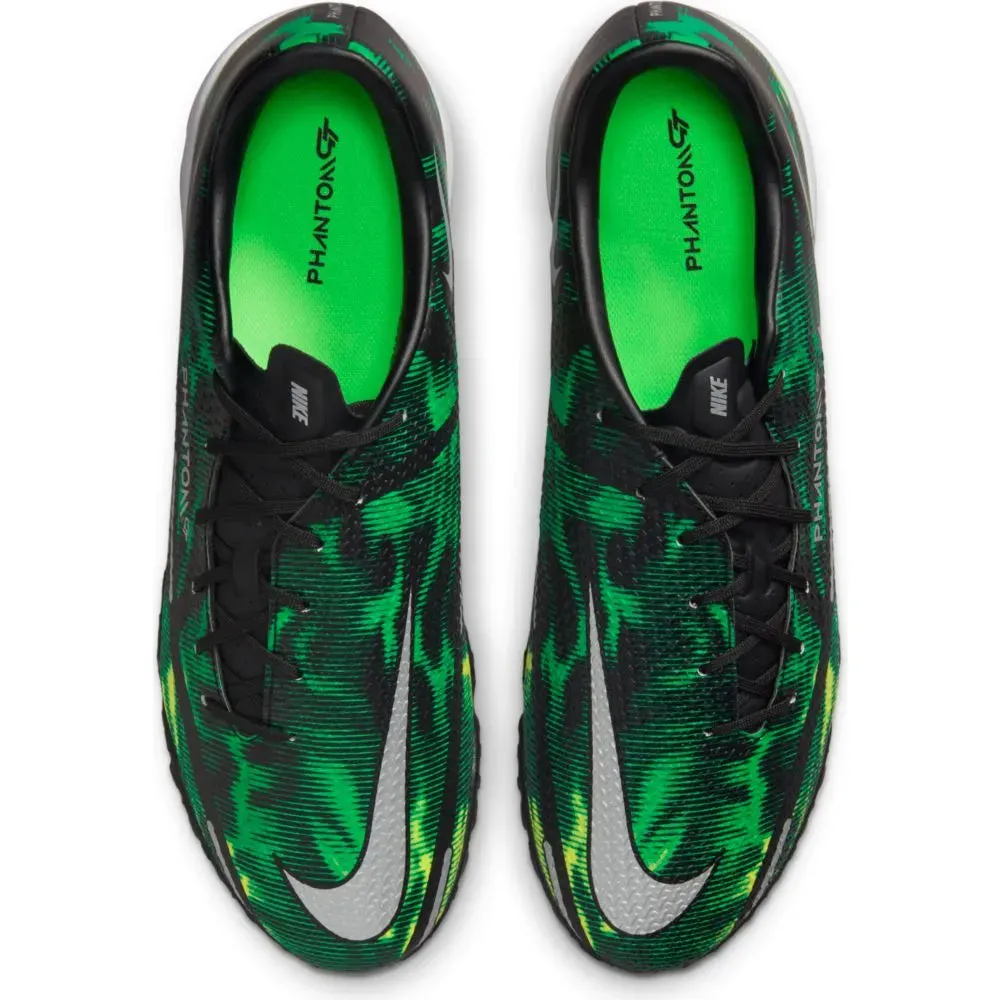 Nike Phantom GT2 Academy SW TF - Black-Green Strike