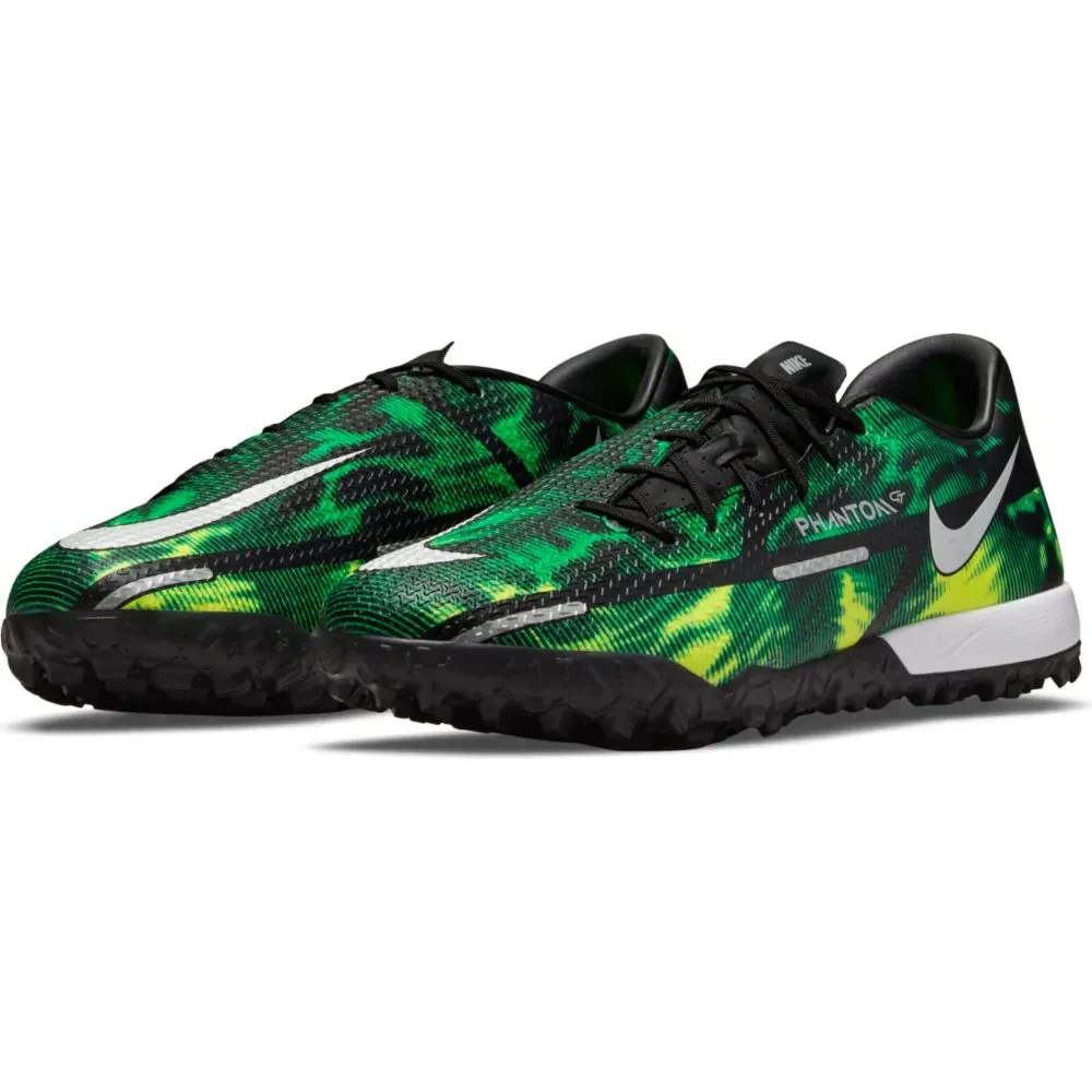 Nike Phantom GT2 Academy SW TF - Black-Green Strike